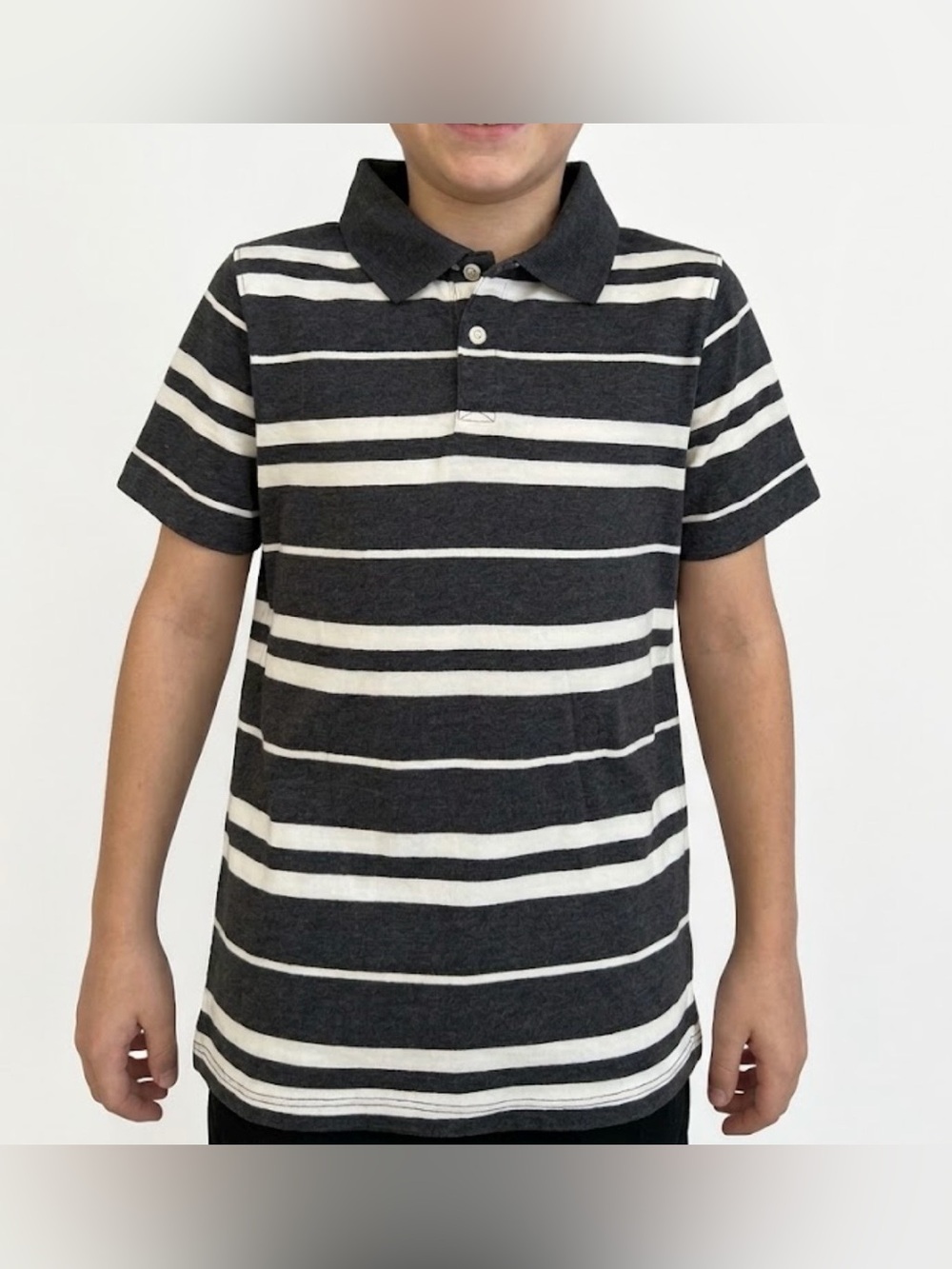 Cat & Cat & Jack Boys Striped Polo Shirt - Boy Size L (10/12)
